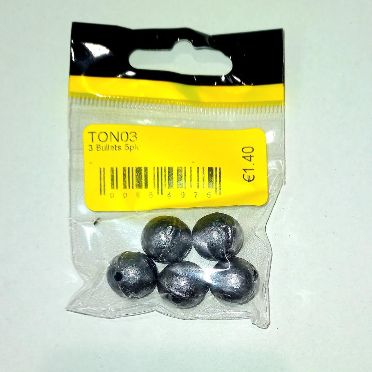 Lead Bullets (Size 3)(5 Pack)