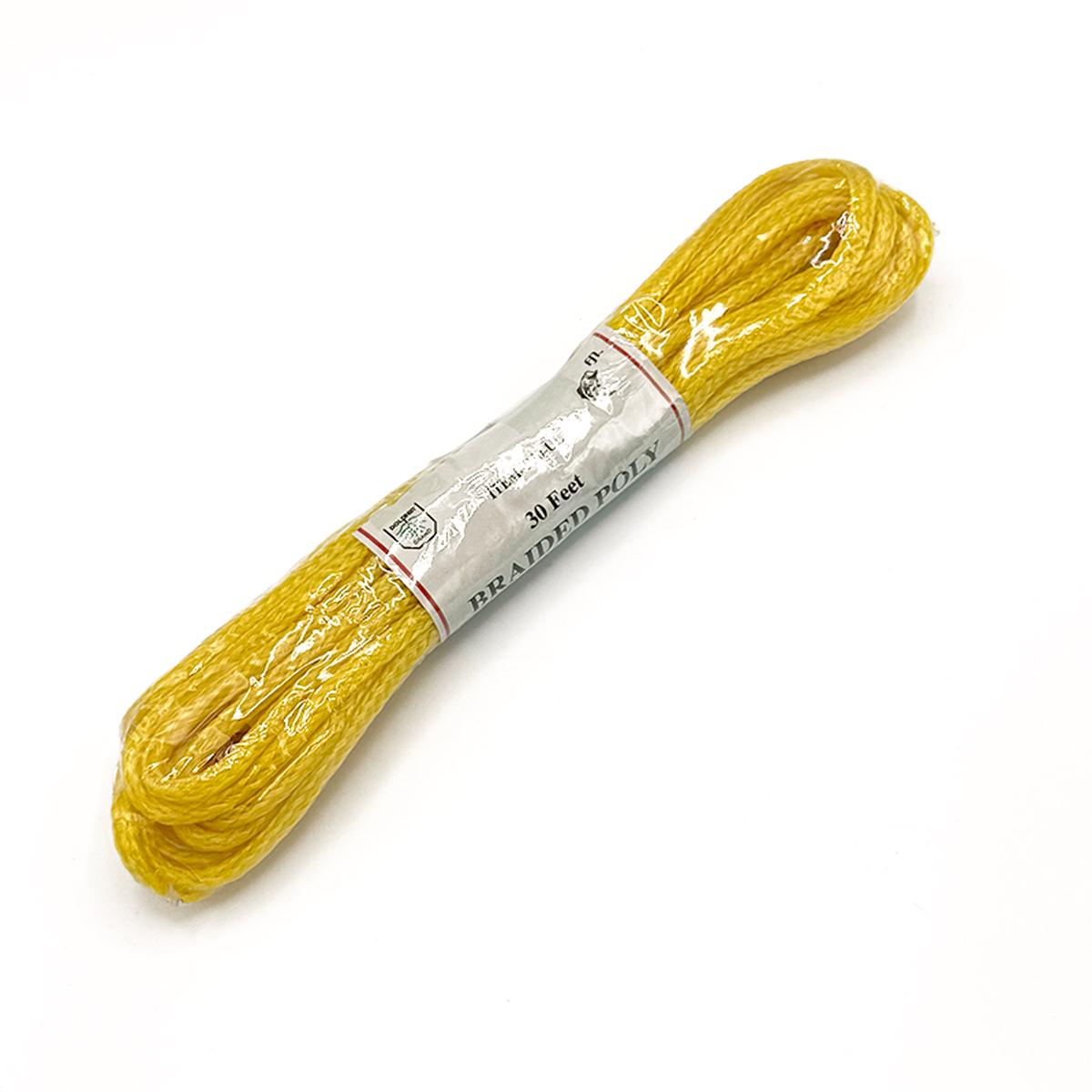 Dolphin 30' 3/16" Braided Poly Rope