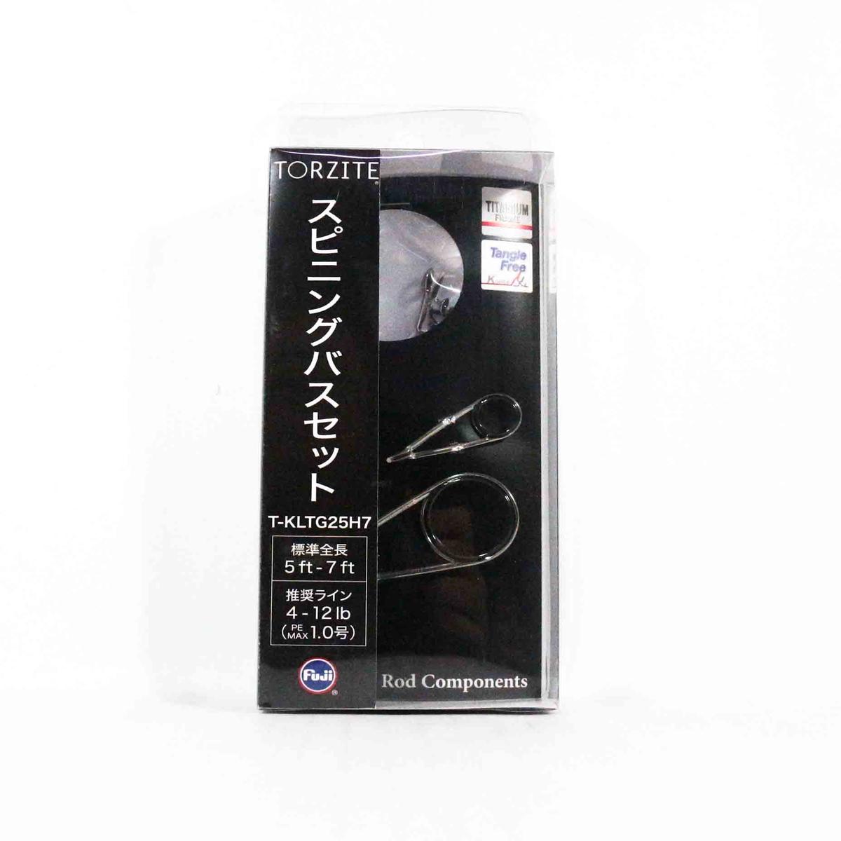 Fuji T-KLTG Size 25H7 Rod Guide Torzite Titanium Frame Set (0038)