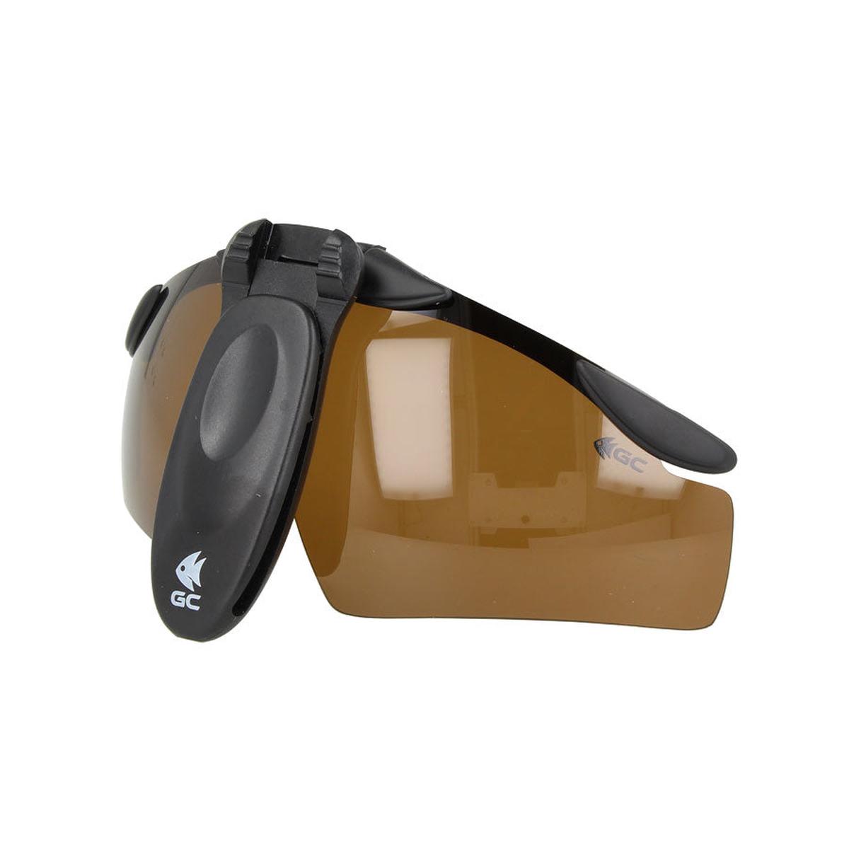 Golden Catch MBC401BR Cap Clip-on Polarized Sunglasses
