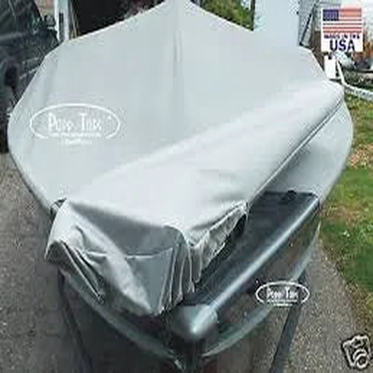 Popp Tops Custom Electric Trolling Motor Grey Cover Minn Kota 60"