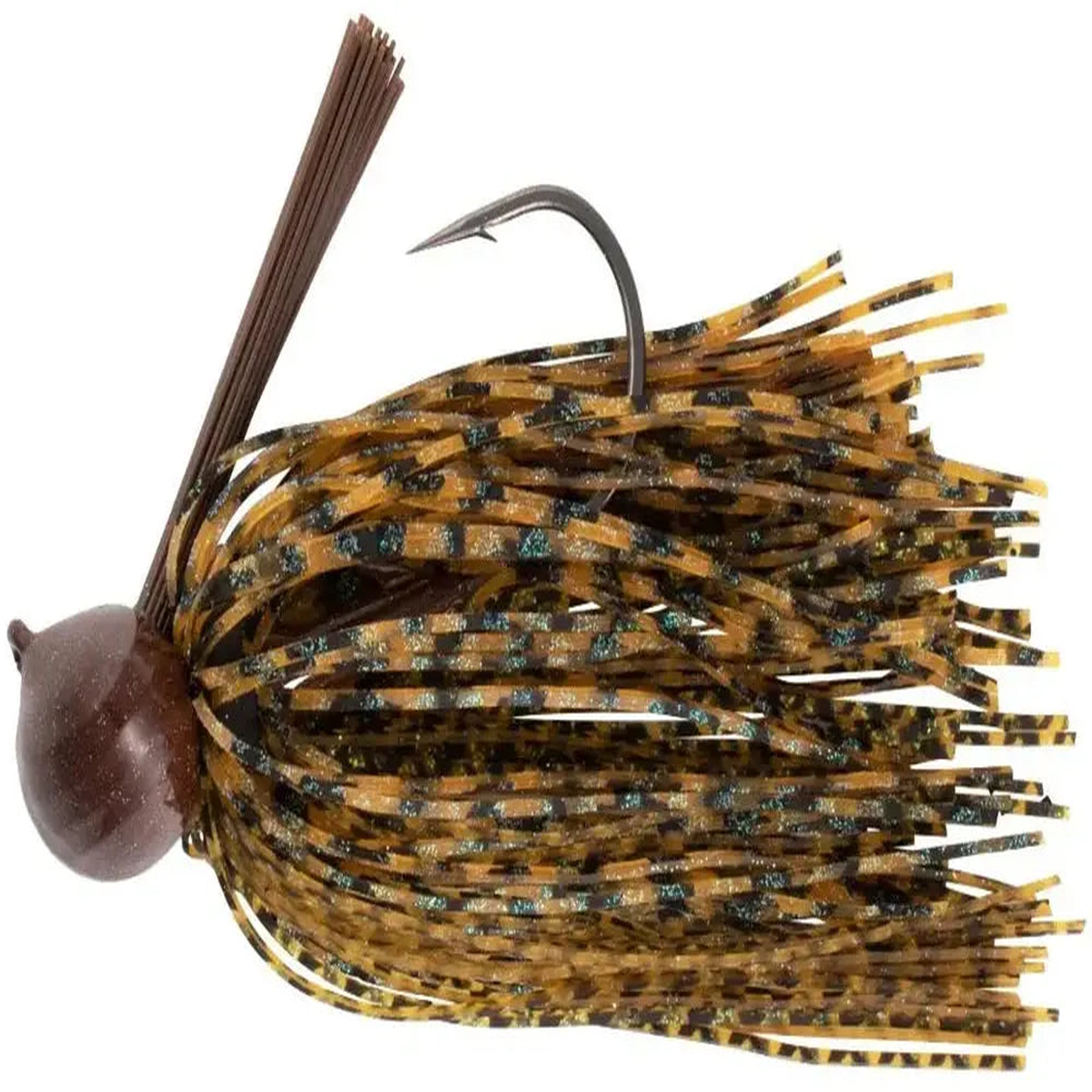 War Eagle Pro Football Jig - 1/2oz 3D Green Pumpkin