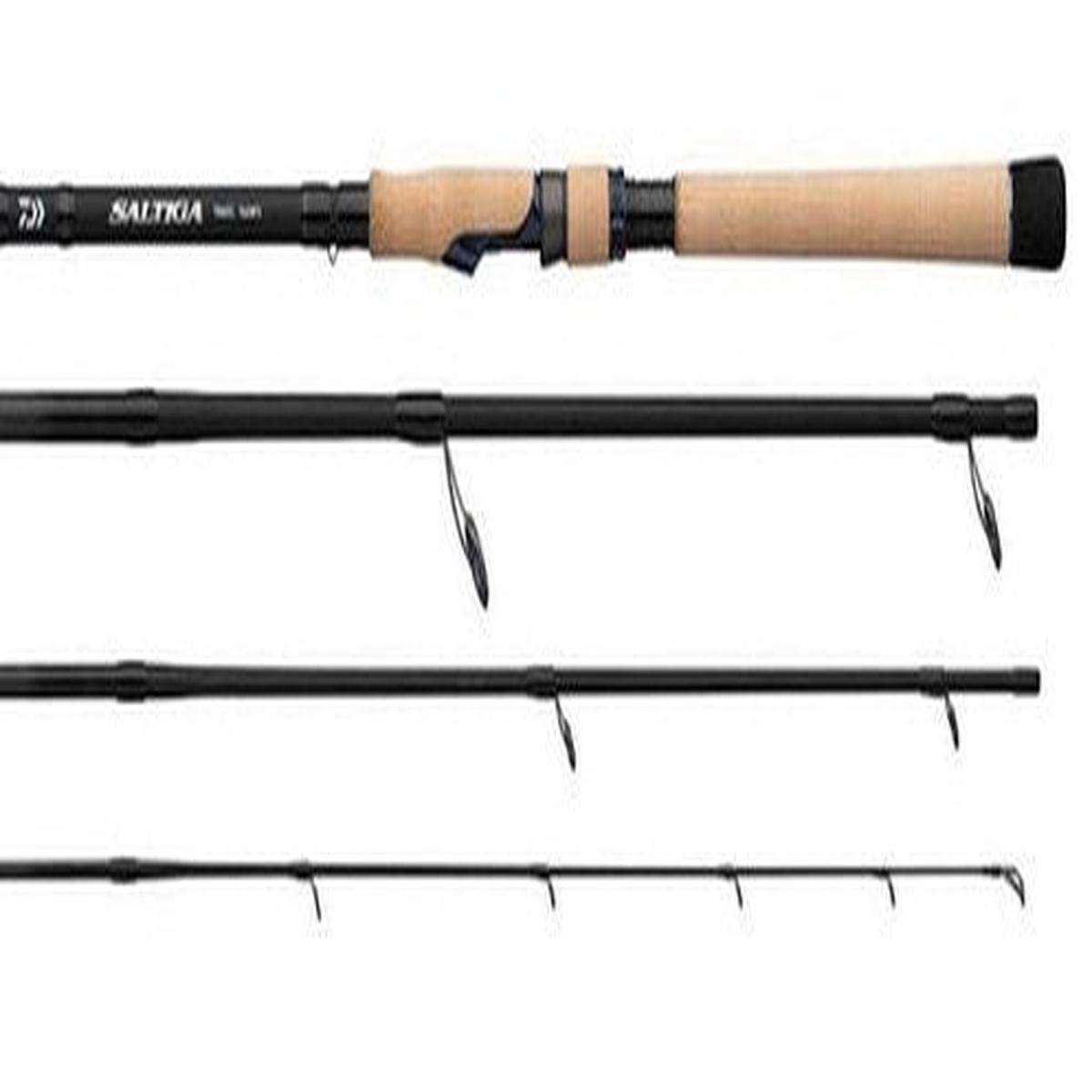 Daiwa SATRIN764HS Saltiga Inshore Travel Spinning Rod 7'6" 10-20lb