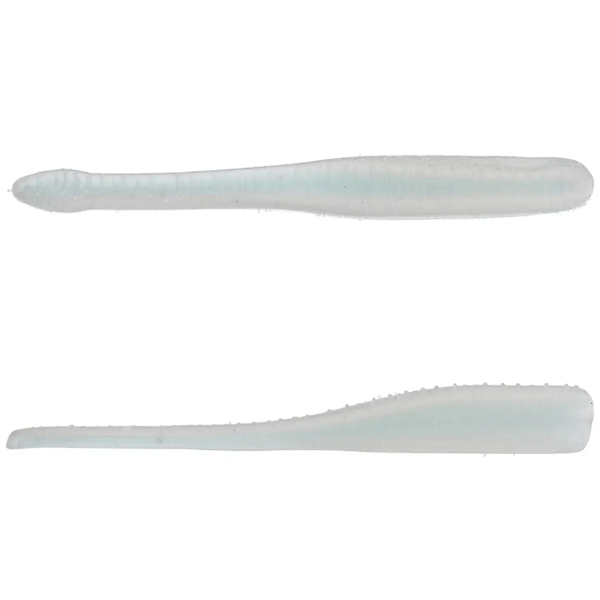 Great Lakes Finesse 4" Drop Worm - Frosted Shad 8pk
