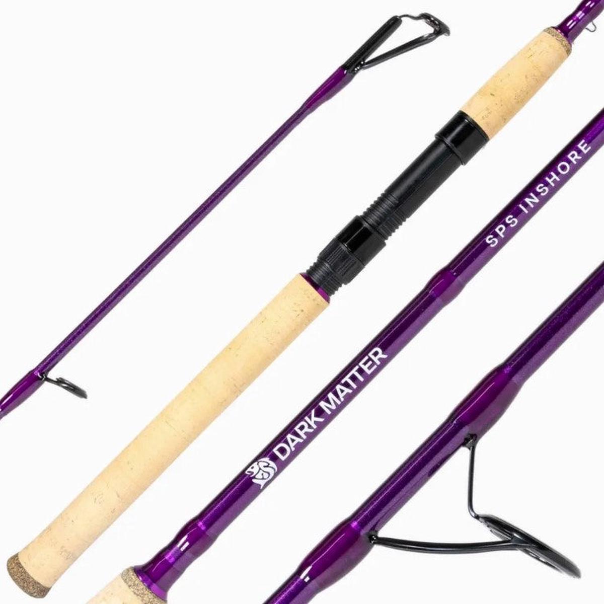 Dark Matter SPSIS70MHF-PU SPS Purple Inshore Spinning Rods 7' 10-20lb.