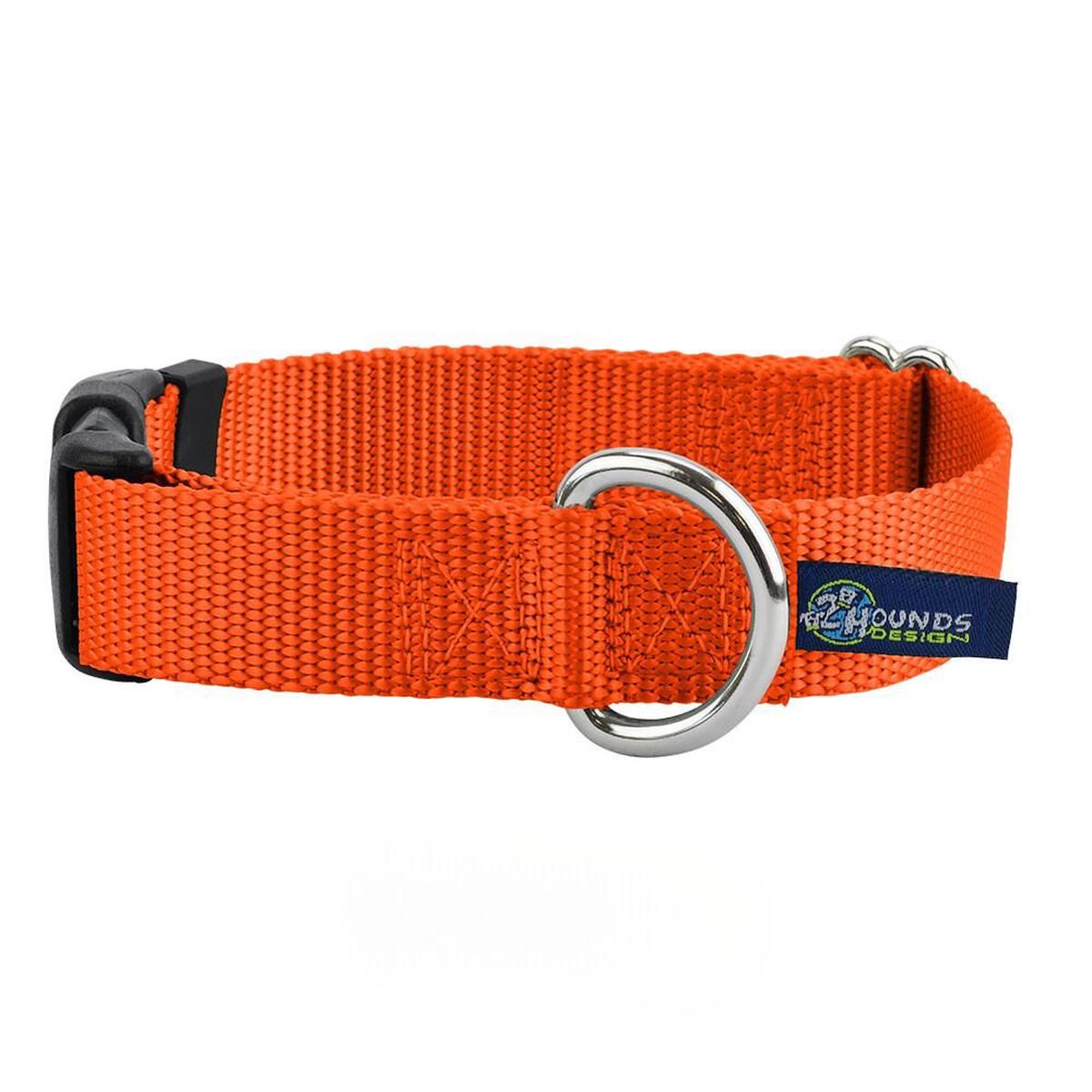 2 Hounds Design 1 Rust Nylon Dog Collar