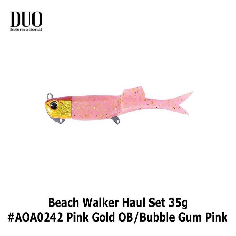 Duo Beach Walker Haul Set 35g #AOA0242 Pink Gold OB/ Bubble Gum Pink