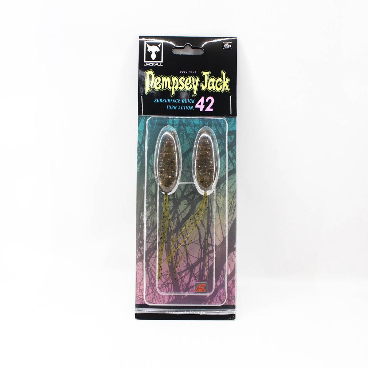 Jackall Soft Lure Dempsey Jack 42mm Hiyake Suji Shrimp (1240)