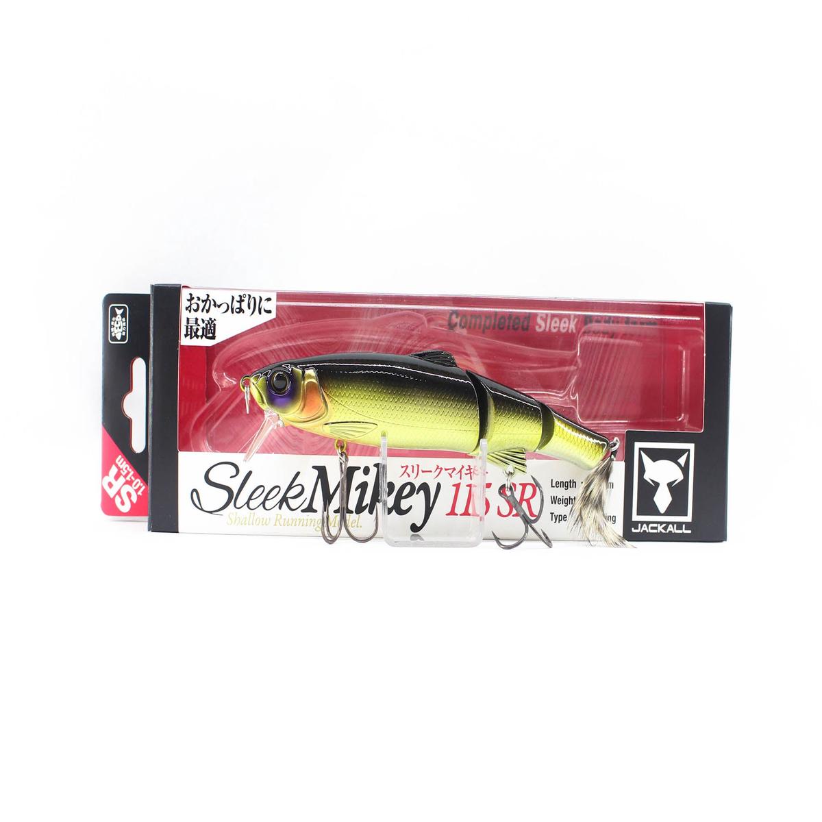 Jackall Mikey Sleek 115 SR Floating Lure Champagne Gold Black (0374)