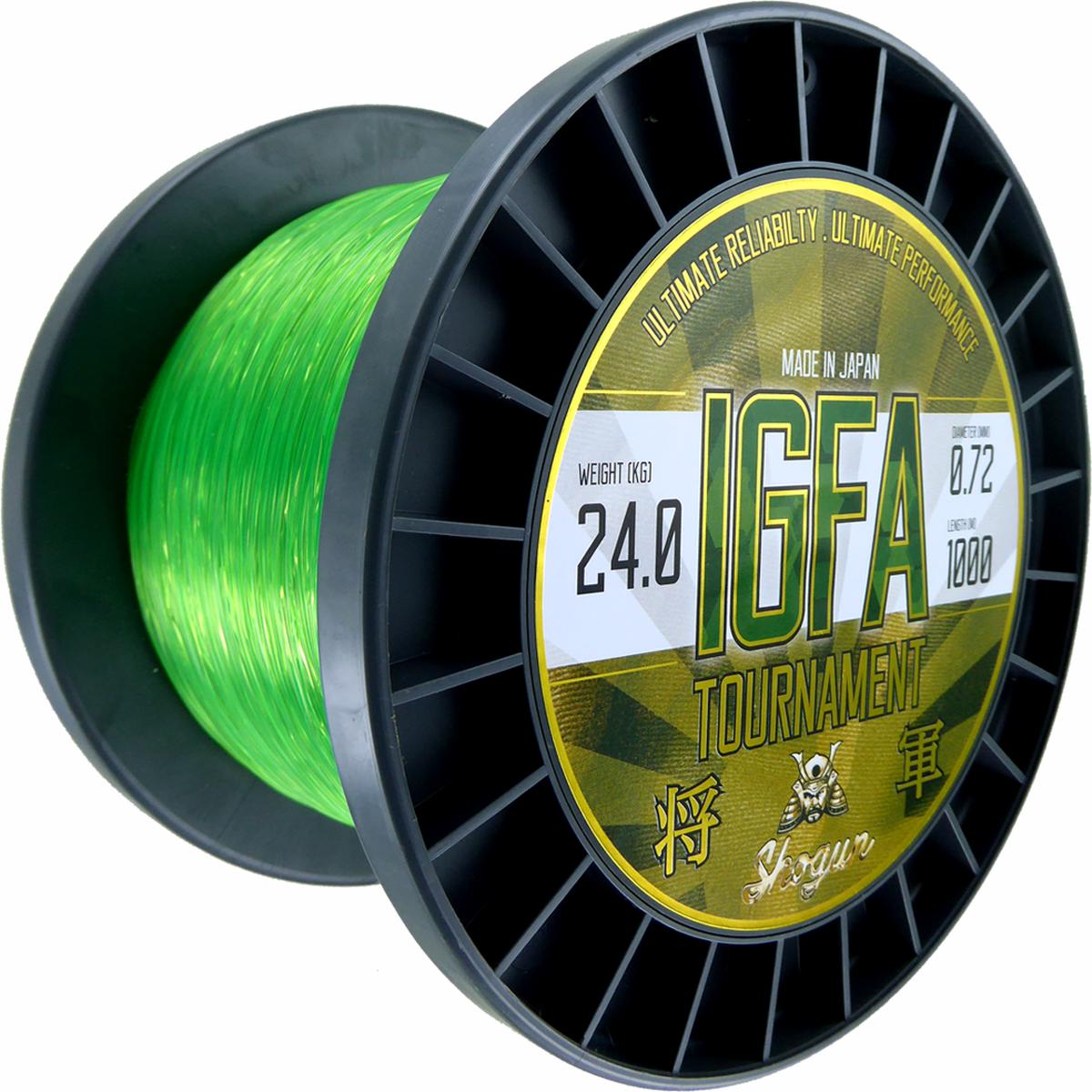 Shogun IGFA Tournament 1000m Monofilament Fluoro Green Fishing Line