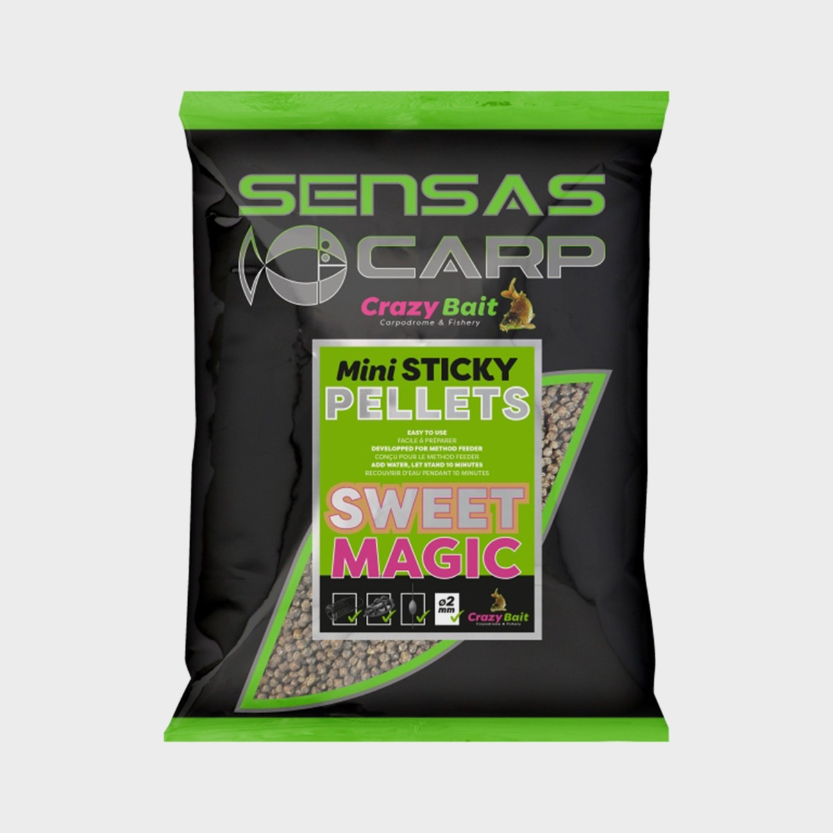 Crazy Bait Mini Sticky Pellets Sweet Magic 700g