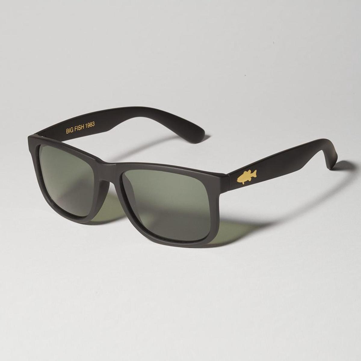Big Fish 1983 Sunglasses Easy Fish Black Bass Green