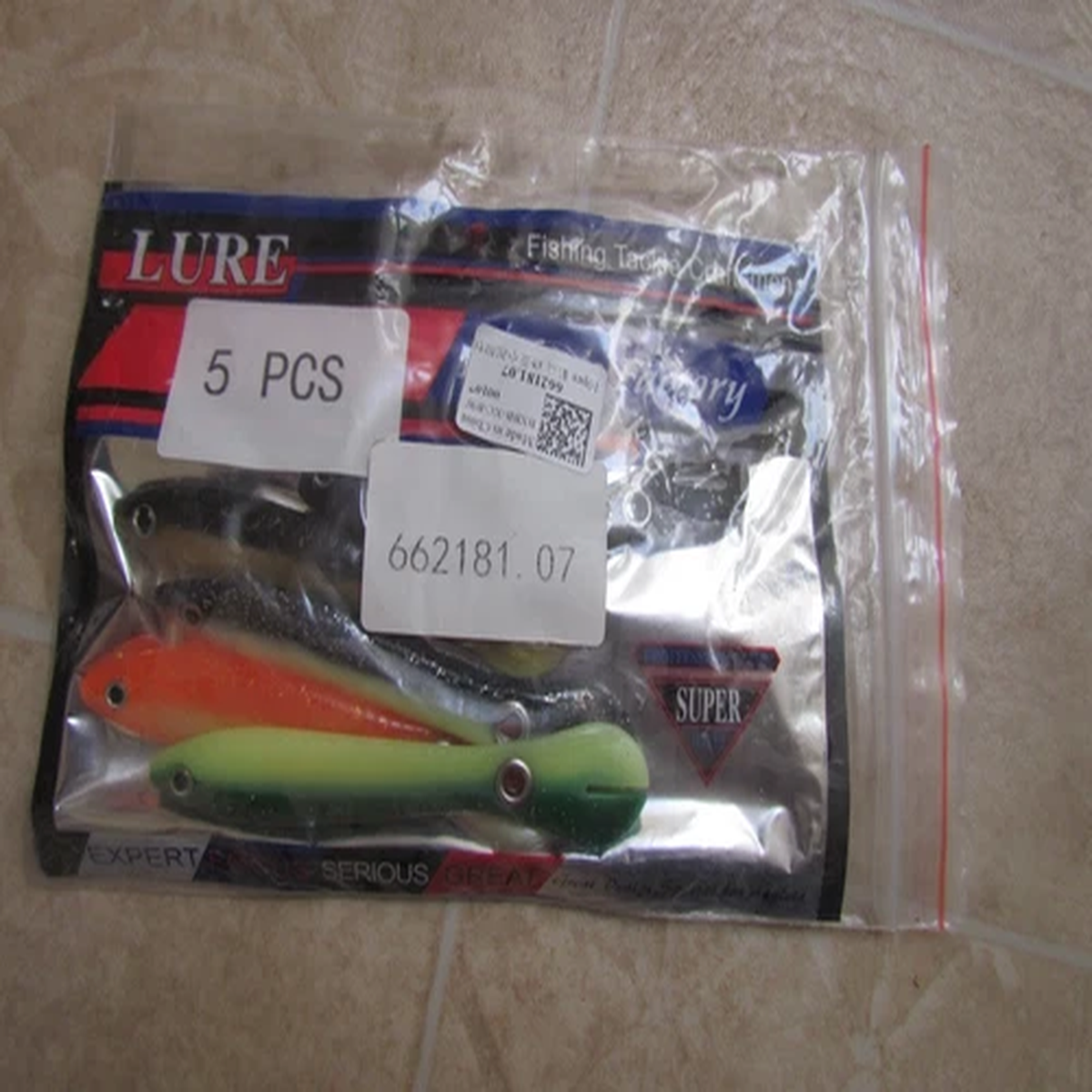 Burle Fishing Tackle Craftsmen 2 pack of 5pc Multicolor Soft Fishing Lures Super