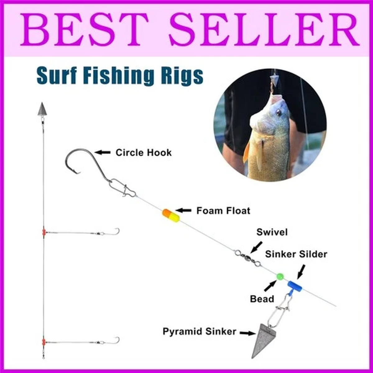 Complete Surf Fishing Gear - Saltwater Tackle Set**-~