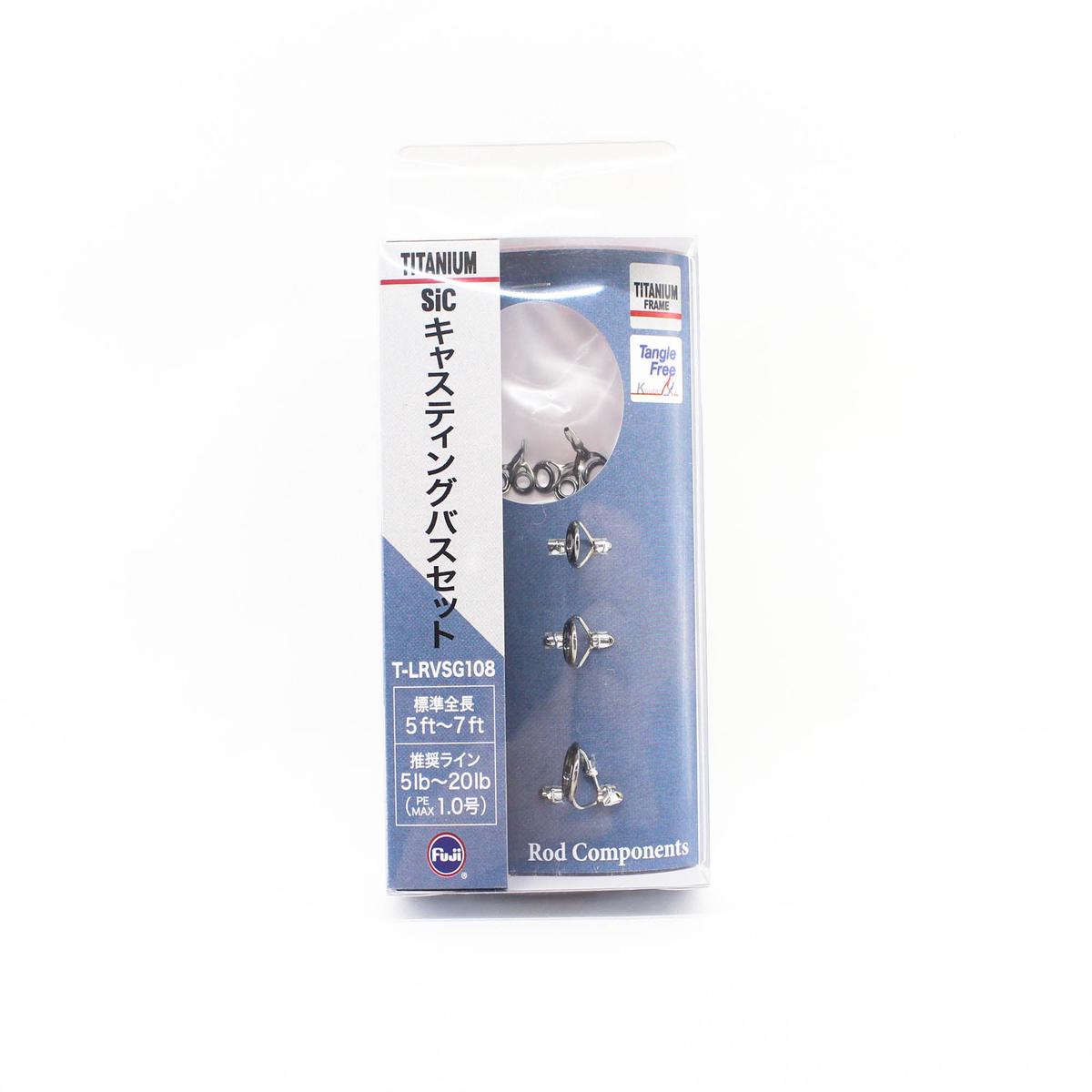 Fuji T-LRVSG108 Rod Guide SIC Titanium Frame Set (8778)