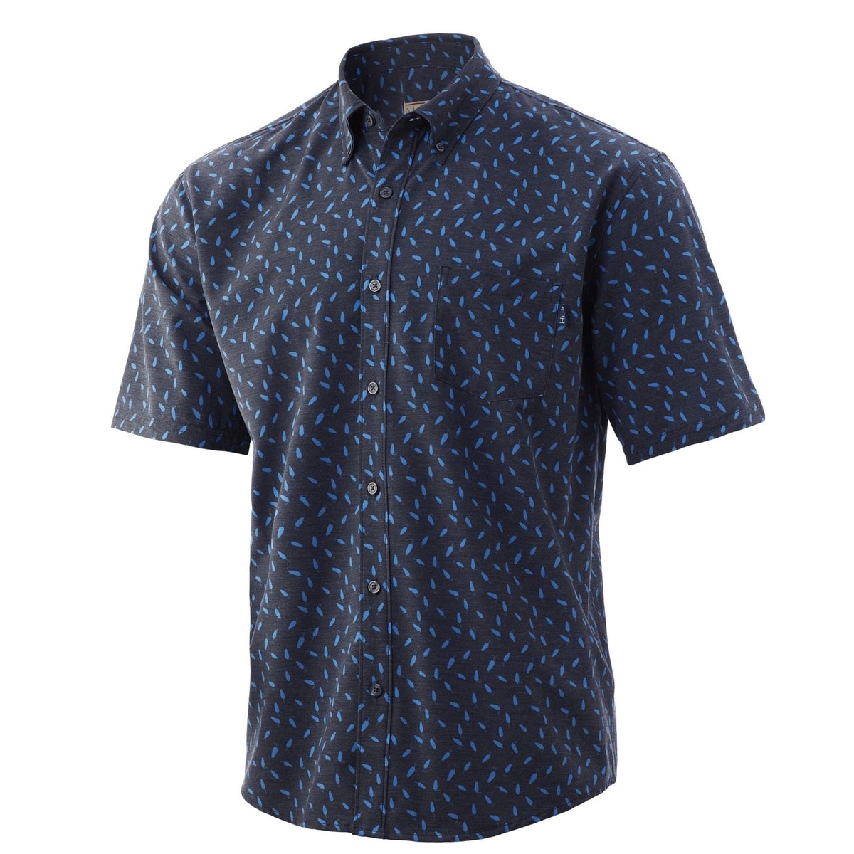 HUK Kona Short SleeveShirt Black