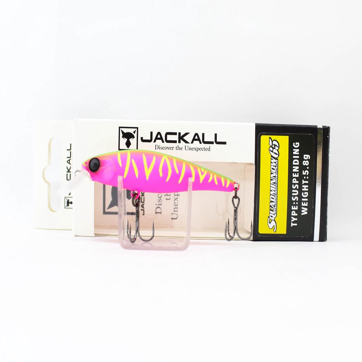 Jackall Squad Minnow 65SP Suspend Lure Dragon Fruit Mat Tiger (9230)