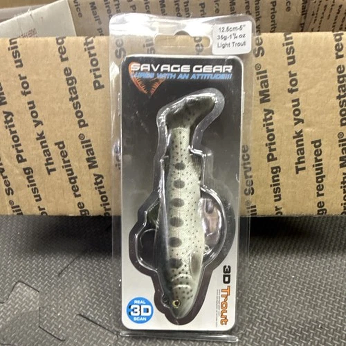 Savage Gear 3D Trout Soft Swimbait 512.5cm 35g Light Trout