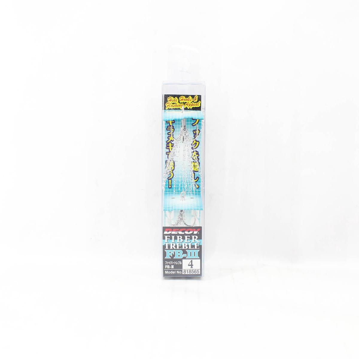 Decoy FB III Treble Hook Fiber Size 4 (8565)