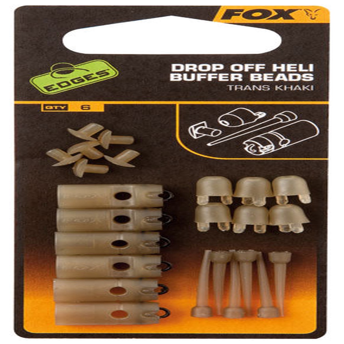Fox Edges Drop-off Heli Buffer Bead