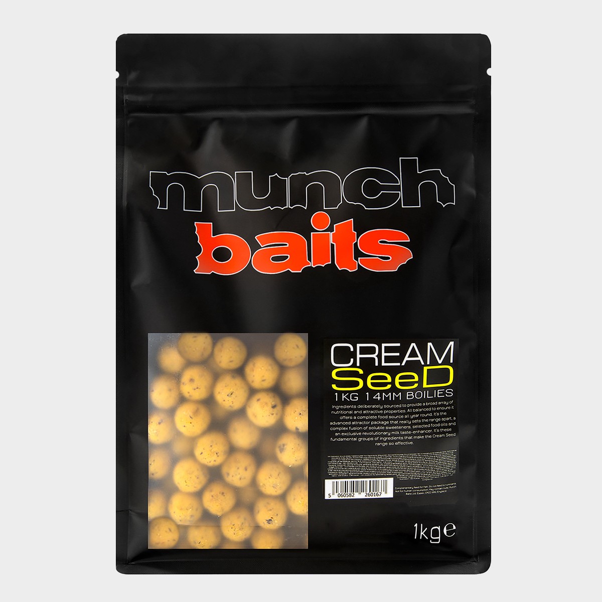 Baits Cream Seed Boilies 14mm 1kg