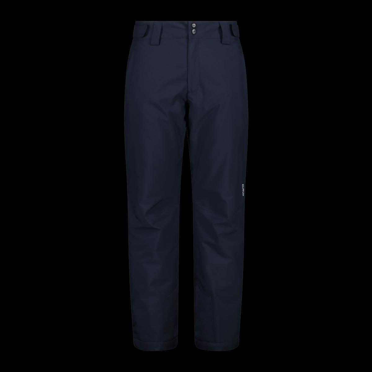 CMP Men's Twill Waterproof Insulated Ski Trousers (Black/Blue)