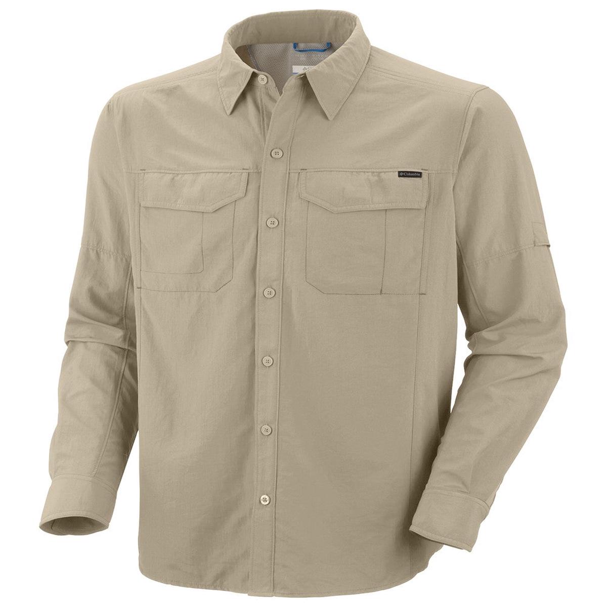 Columbia Silver Ridge Long Sleeve Mens Shirt Fossil