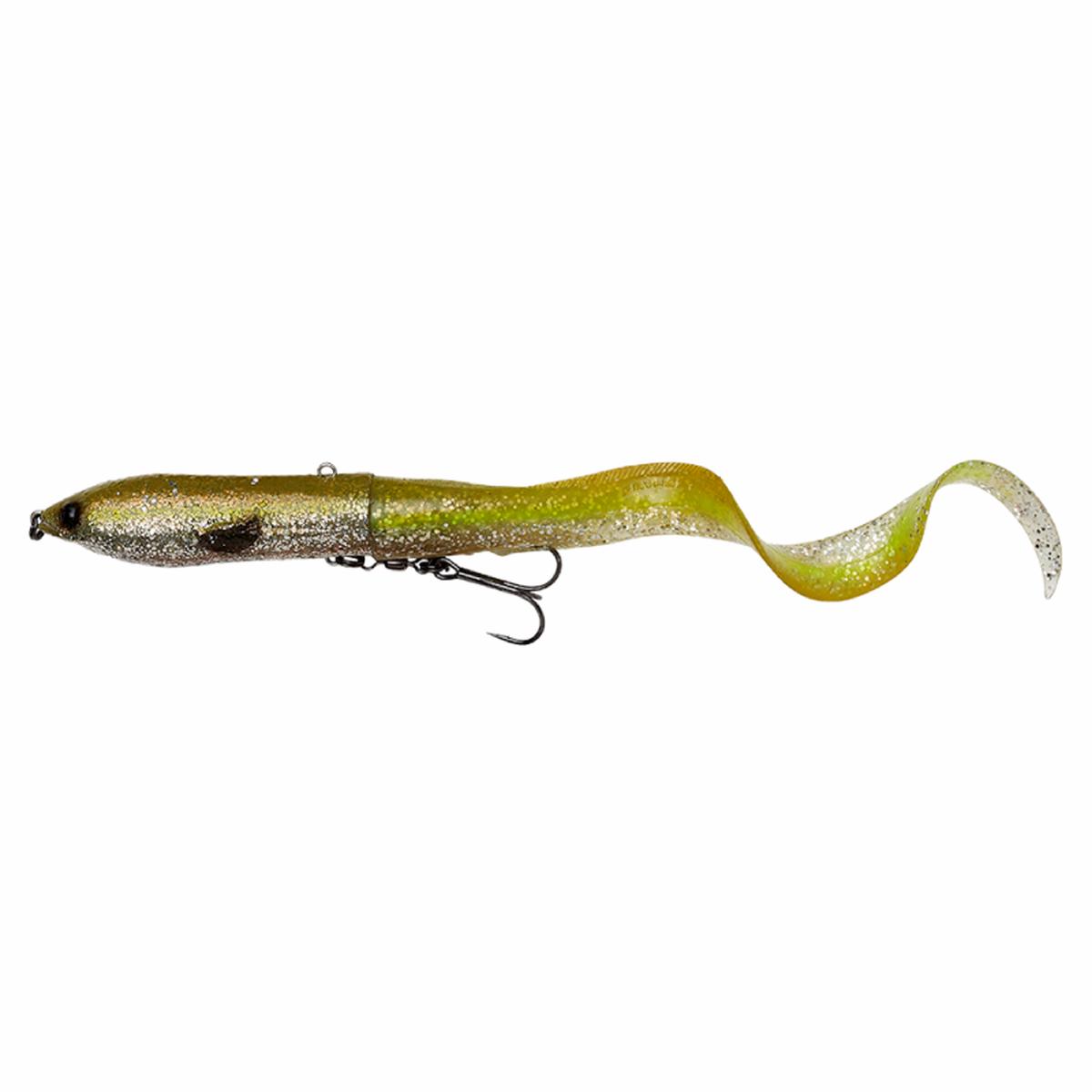 Savage Gear 3D Hard Eel 2+1 17cm 50g SS Green Silver Ayu