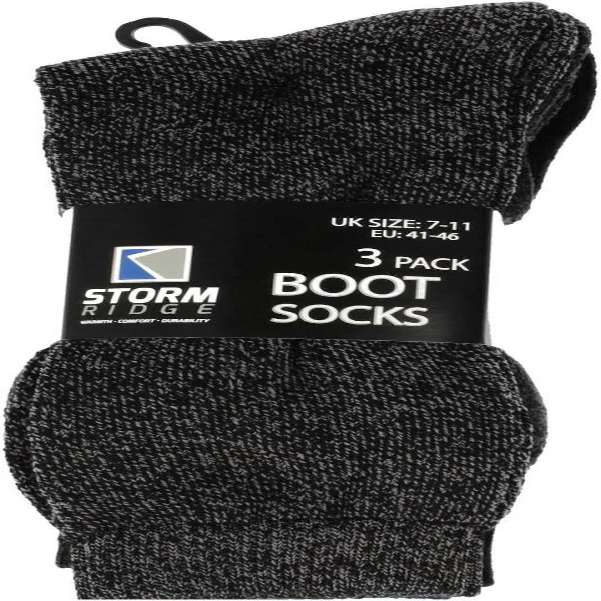 Storm Ridge Mens Boot Socks 3 pack