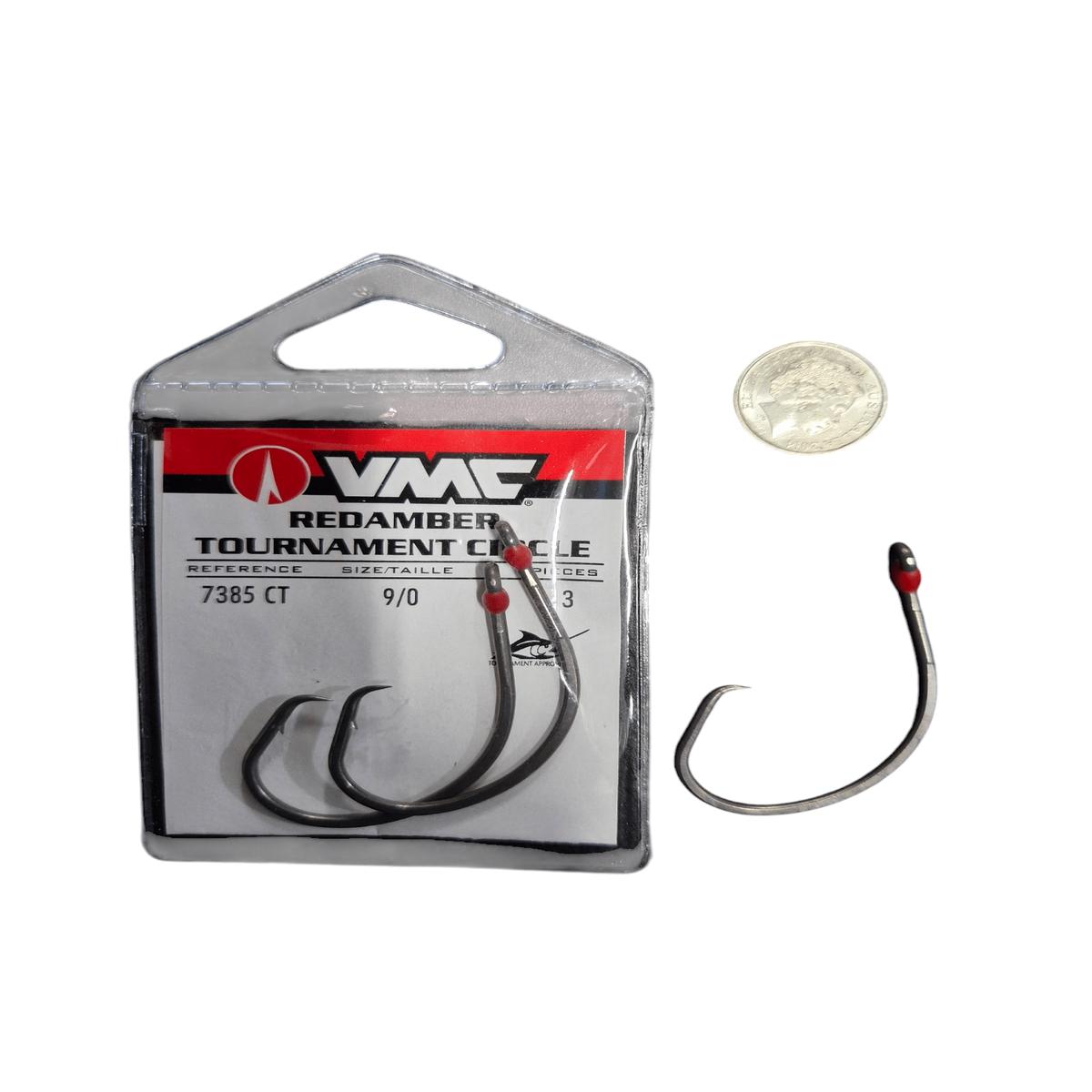 VMC 7385 Redamber Tournament Circle Hooks 9/0 3pk