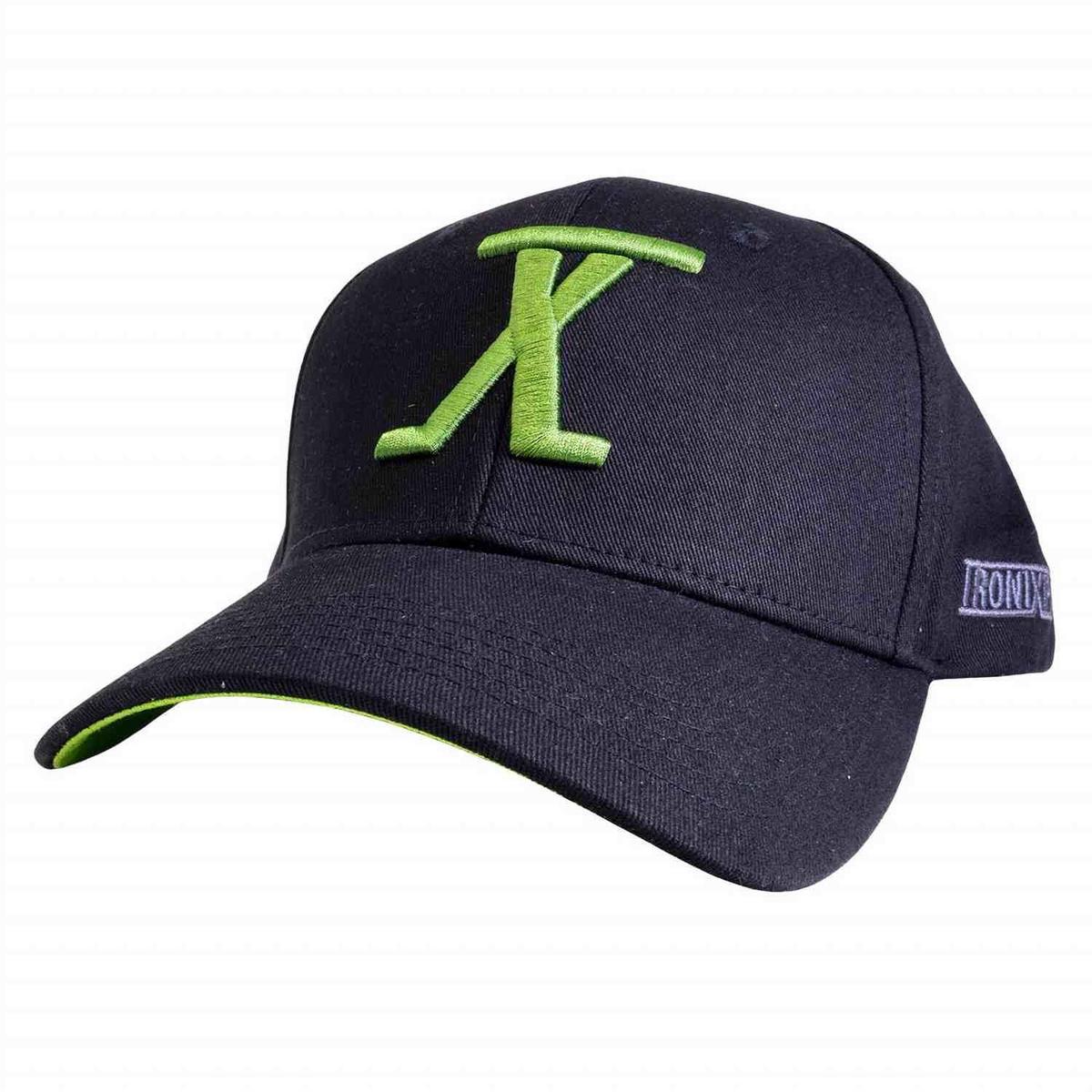 Tronixpro X Front Baseball Cap - Black/Green - One Size
