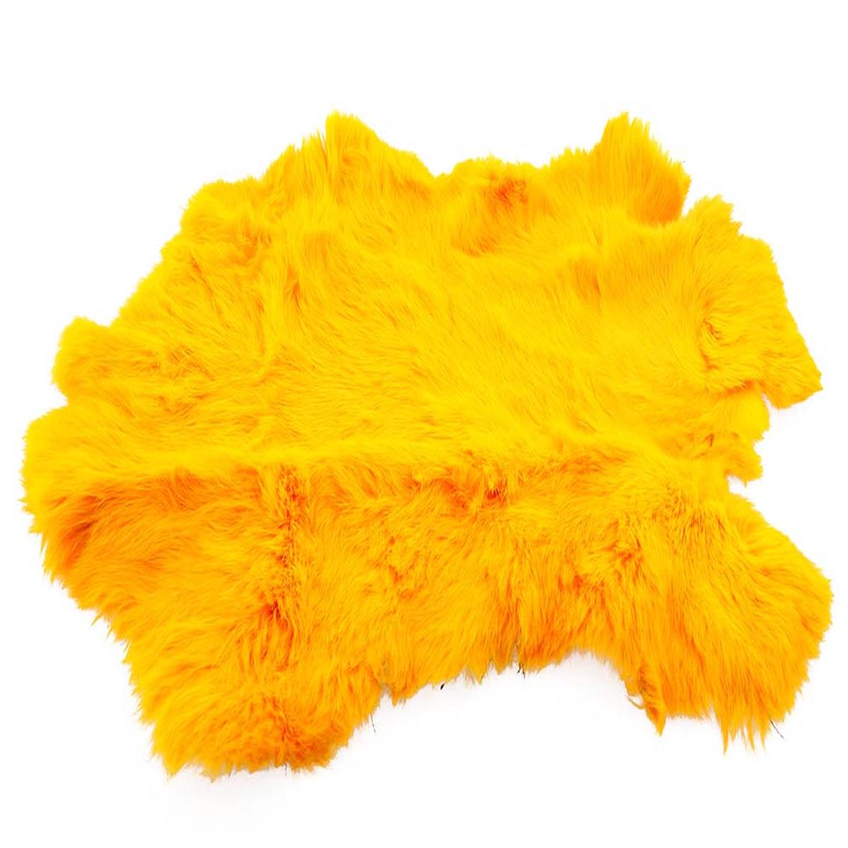 Whole Rabbit Pelts - Fl. Orange