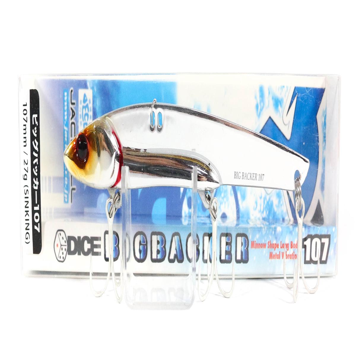 Jackall Big Backer 107 Metal Vibe 27 grams Sinking Lure CS Silver (1046)