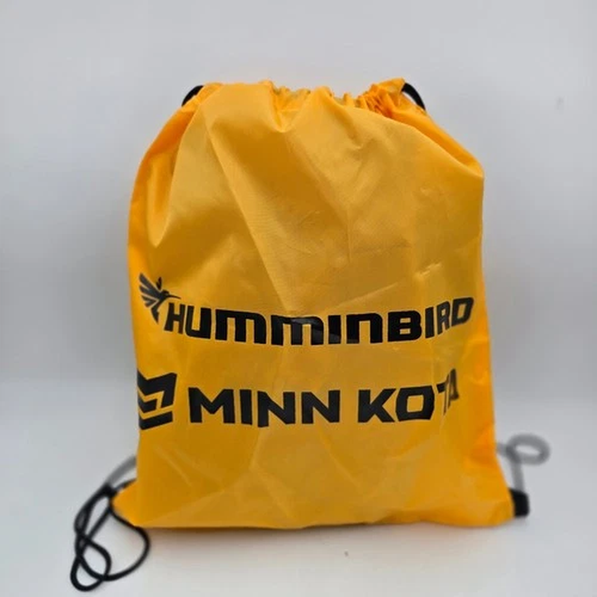 Humminbird Minn Kota Drawstring Cinch Bag Safety Orange Fishing Boating Sack