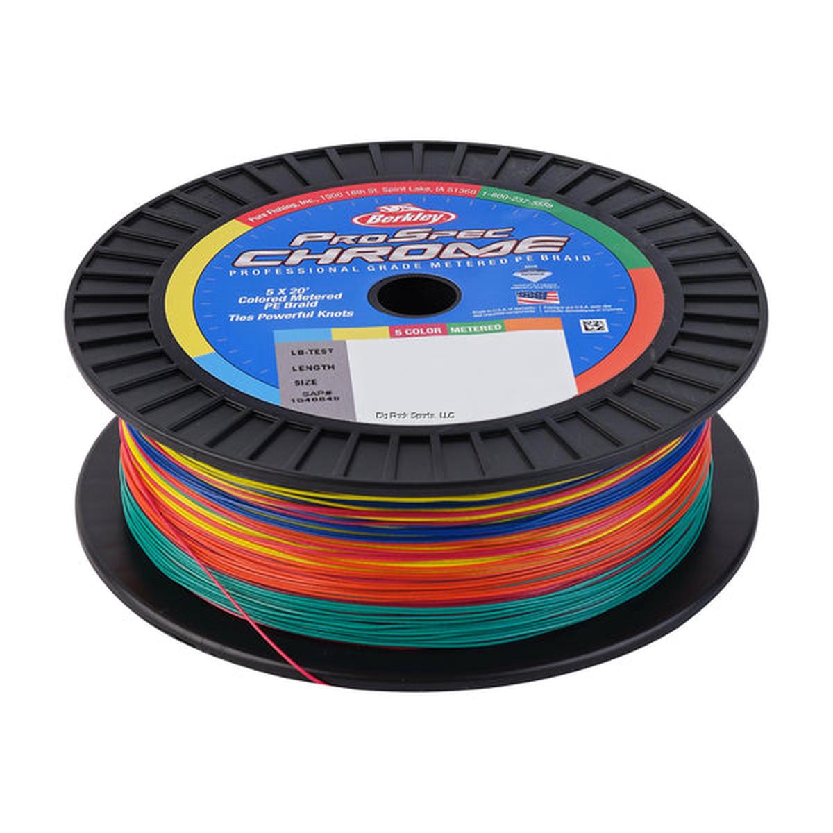 Berkley ProSpec Chrome Premium 5x20' Metered Braid 500 Yards