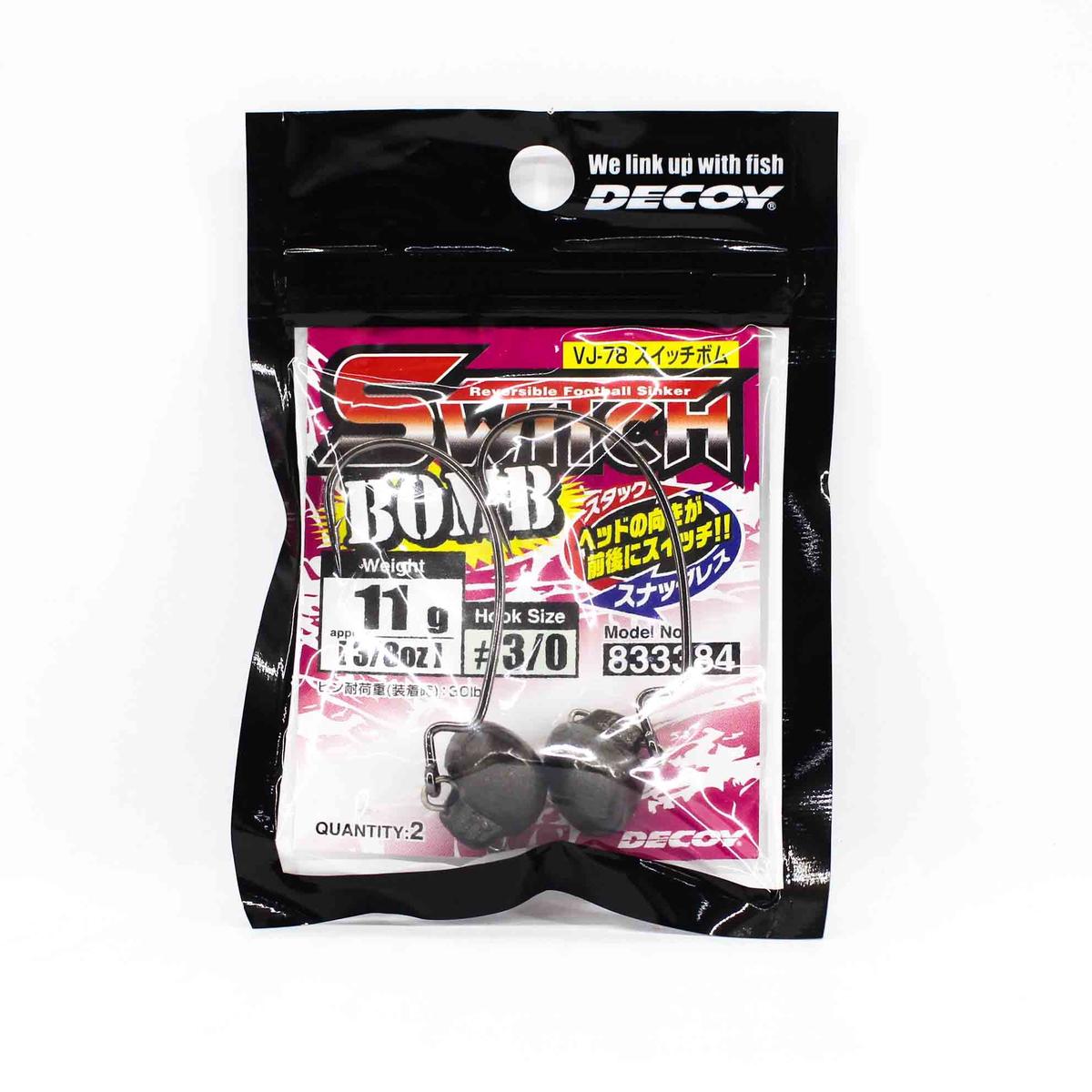 Decoy VJ-78 Jig Head Switch Bomb Size 3/0 , 11 grams (3384)