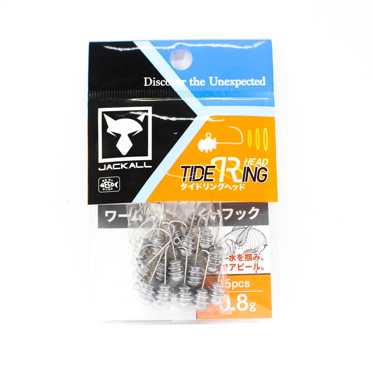 Jackall Jig Head Tide Ring Head 0.8 Grams 15 Pieces (7613)