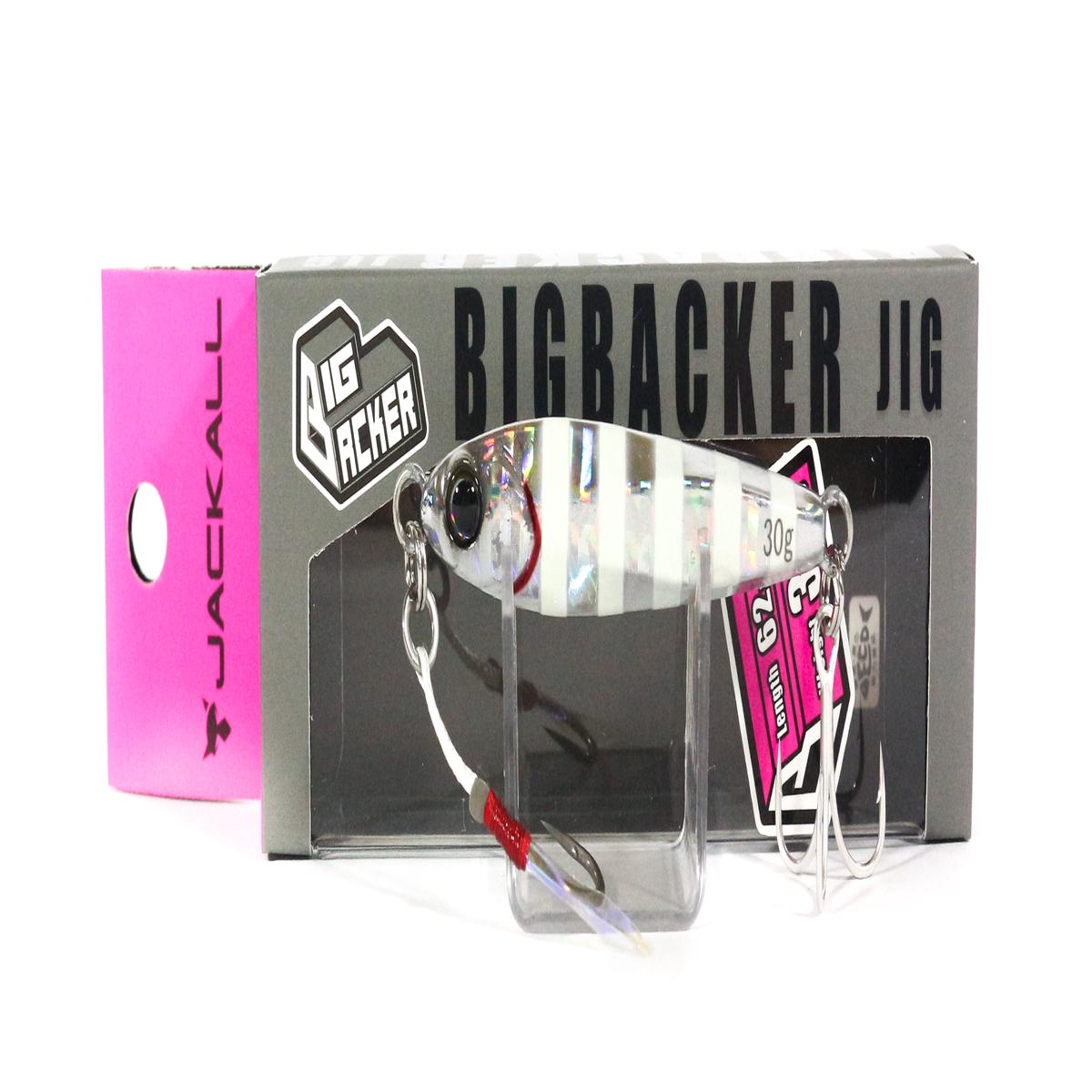 Jackall Metal Jig Big Backer 30 grams Glow Stripe (5402)