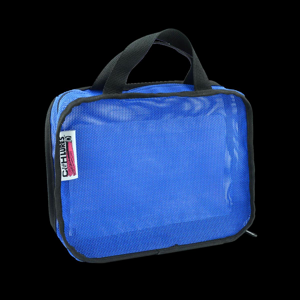 Lure Carry Case 30 Resealable Rig Bags Inside, Blue