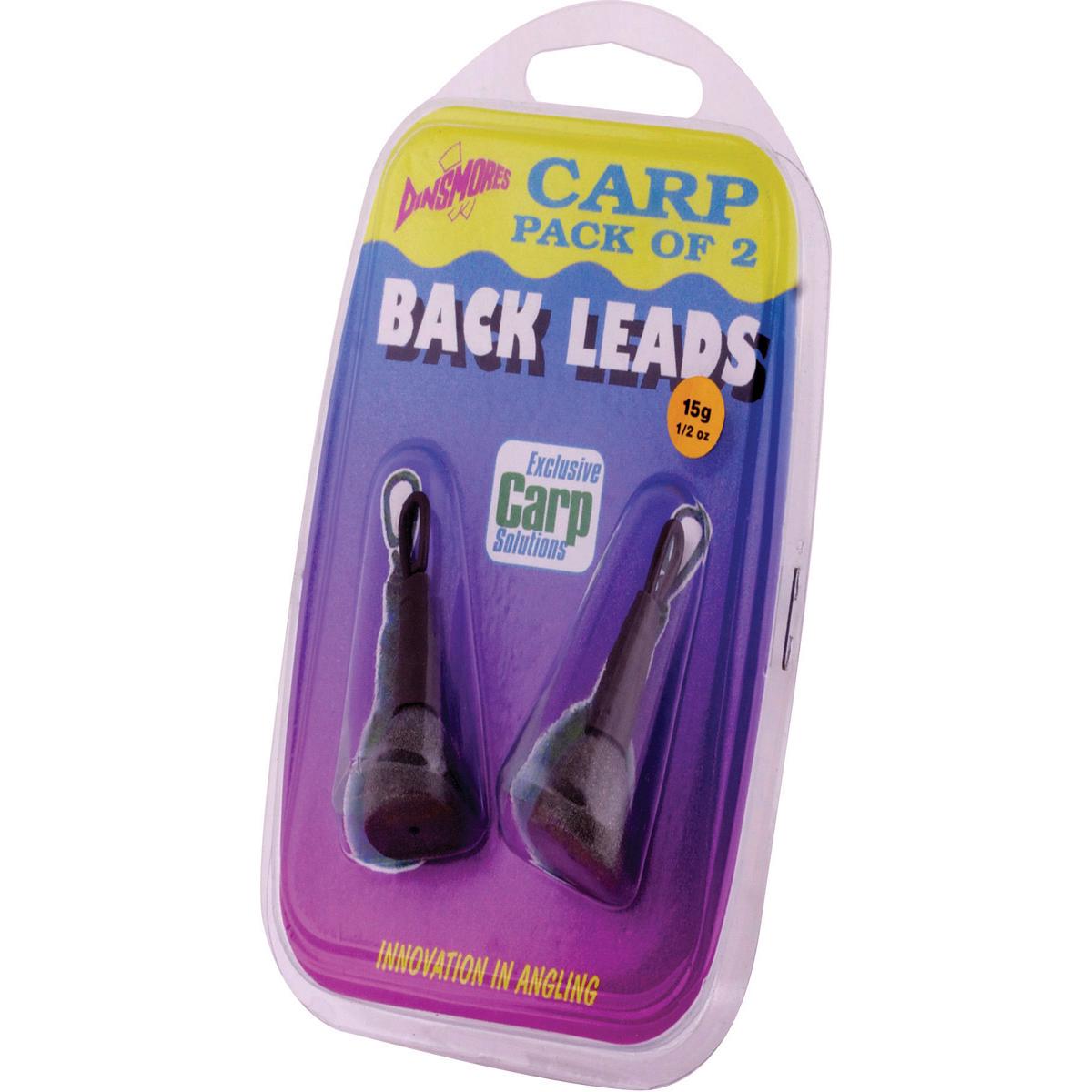 R4395, Dinsmore, 30g Carp Back Leads, 2per Blister