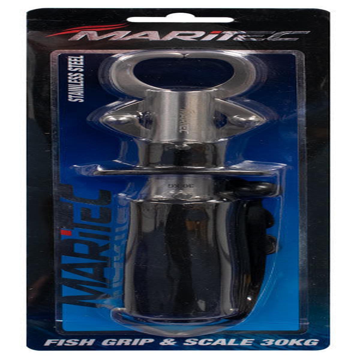 Maritec MA107B Stainless Steel Fish Lip Grips with 30kg Scales