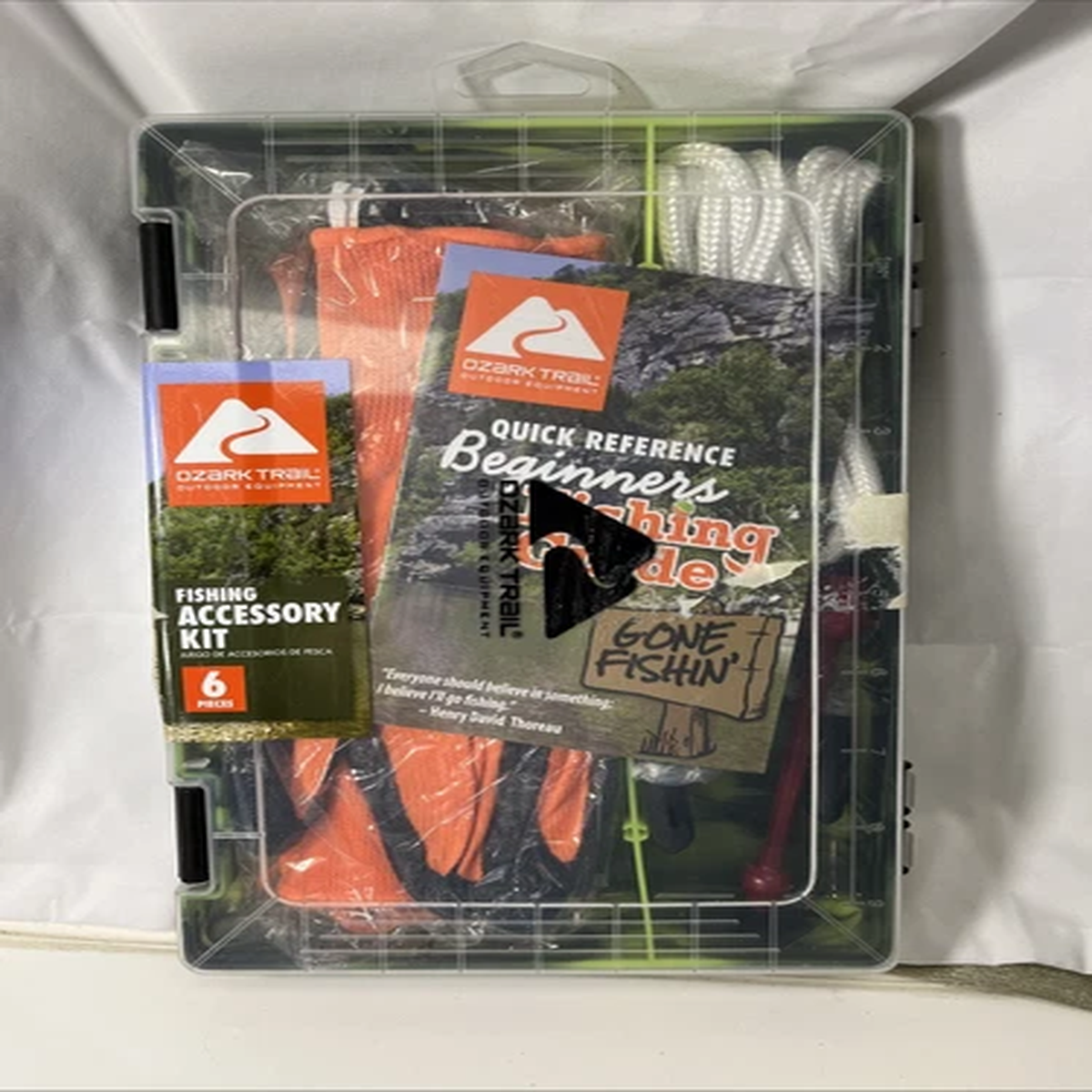 Ozark Trail Fishing Accessory Kit 6 Pieces New W/ beginners, quick reference