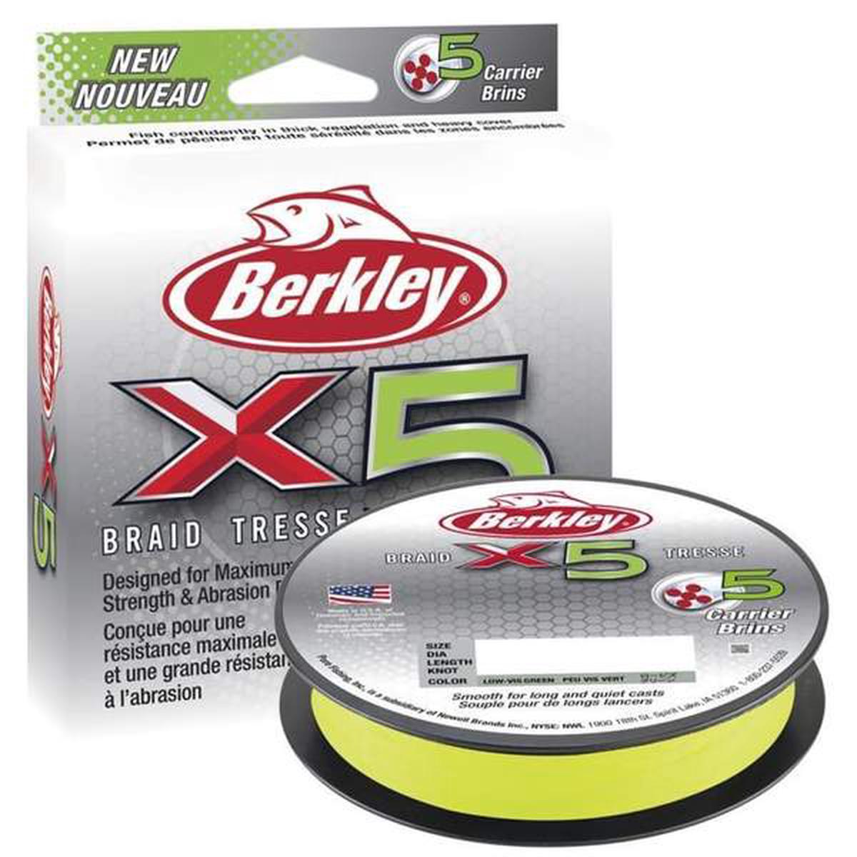 Berkley X5 Braided Fishing Line 300m Mega Clearance