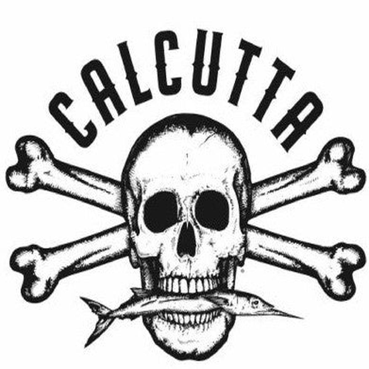 Calcutta Decal Sticker 3.75"x3.75" White