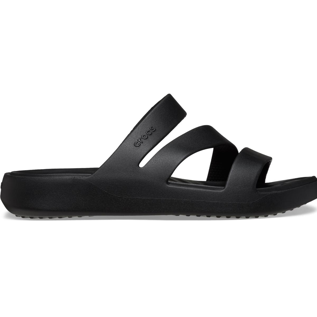 Crocs Women's Getaway Strappy Sandals (Black)