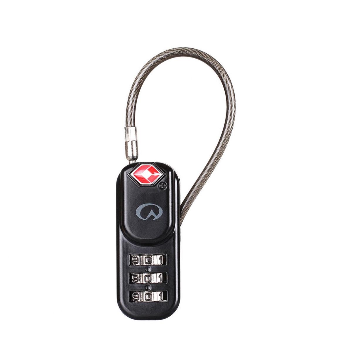 Lifeventure TSA Zipper Combi Lock (Black)