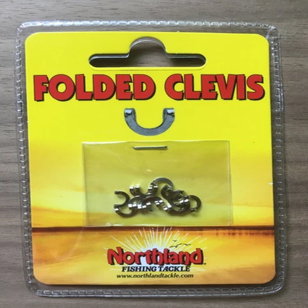 Northland Fishing Tackle - Folded Clevis - Nickel - Size #2