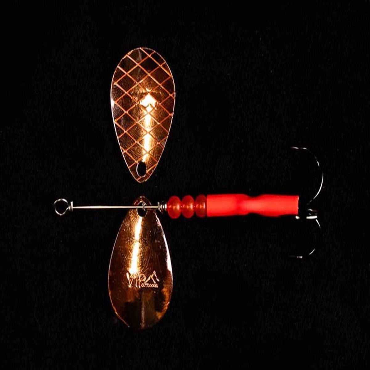 #3.5 BV Deep Cup Copper Salmon Spinner (Single Spinner)