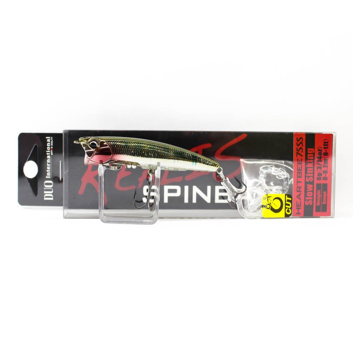 Duo Realis Spin Bait 75SS Heartbee spinbait Sinking Lure CRA3390 (0750)