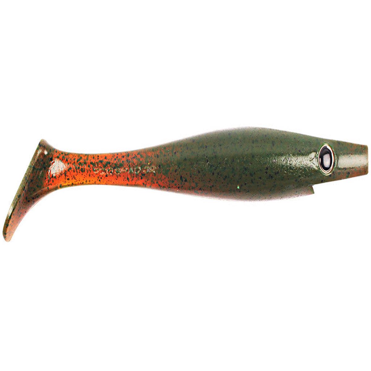 Strike Pro Pig Shad Jr 20cm Motor Oil Pepper 2pcs.